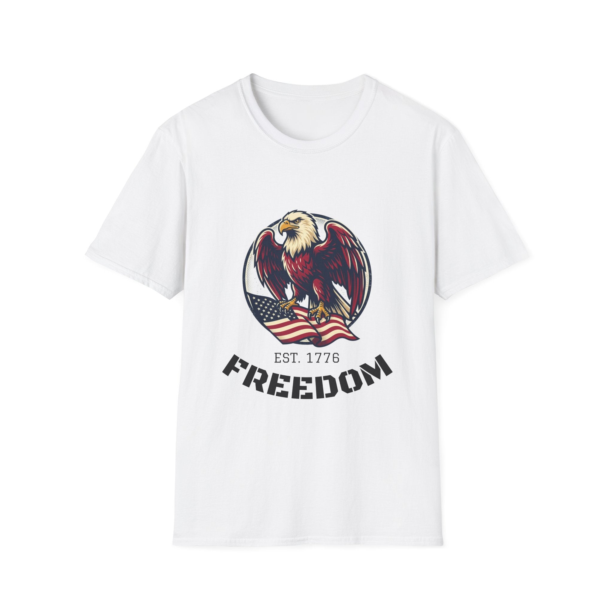 Freedom Eagle T-Shirt — EST. 1776 Patriotic American Flag Tee