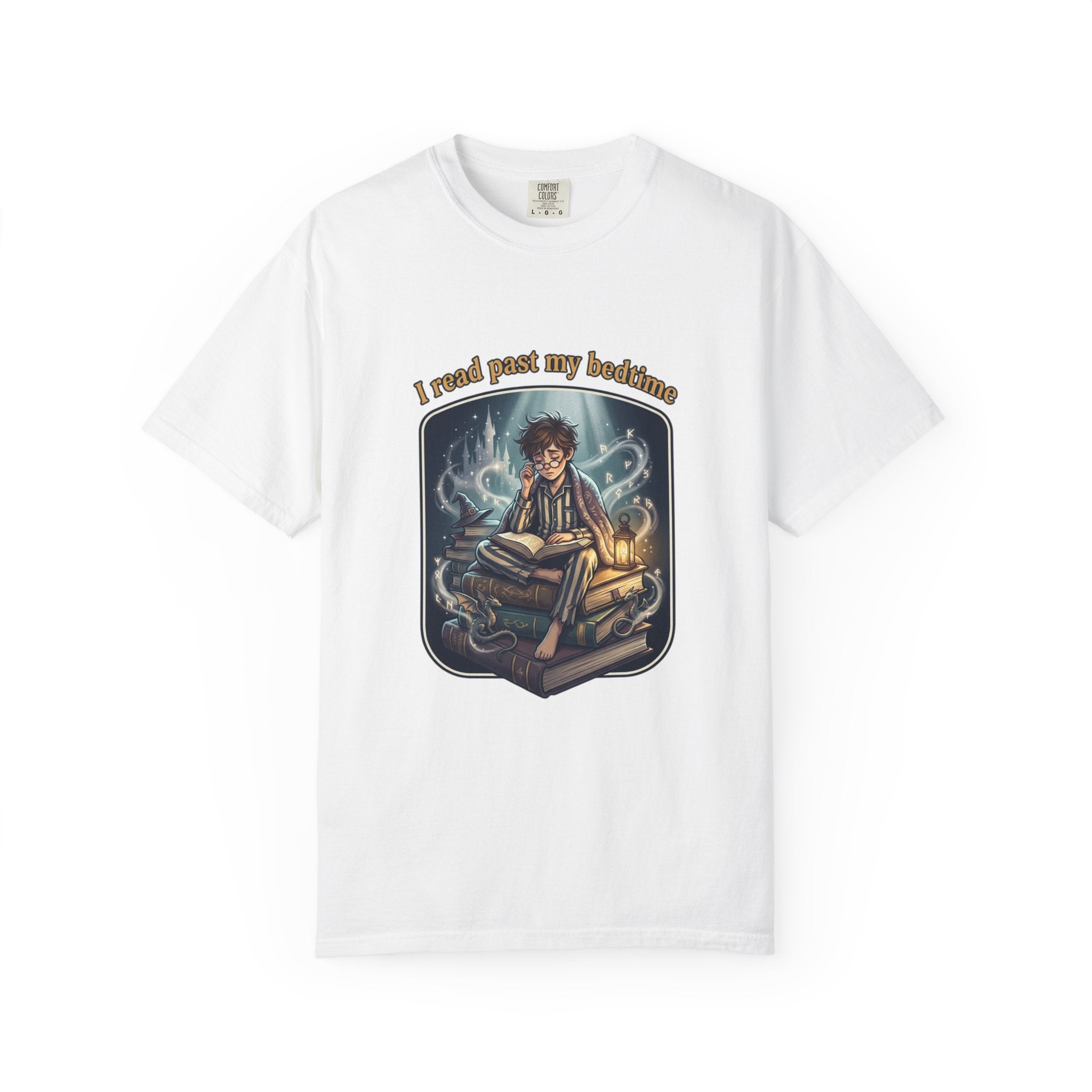 Bookworm Graphic T-Shirt — "I Read Past My Bedtime"