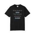 T-Shirt — "If My Book Is Open Your Mouth Should Be Closed" Reading Tee