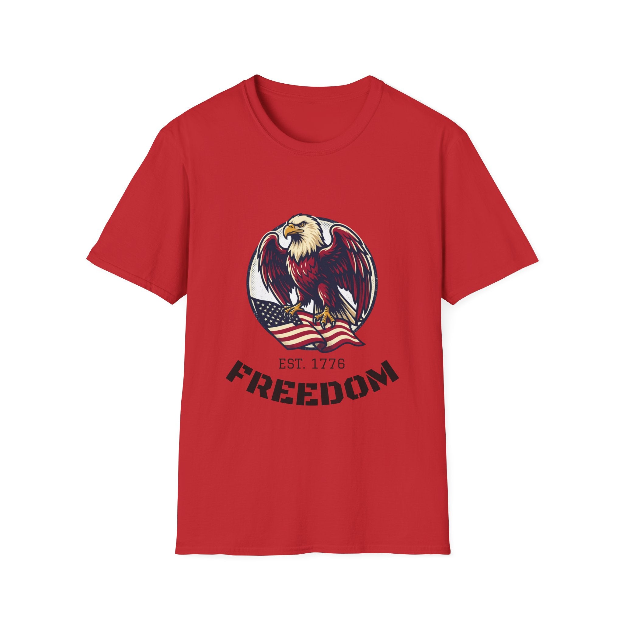 Freedom Eagle T-Shirt — EST. 1776 Patriotic American Flag Tee