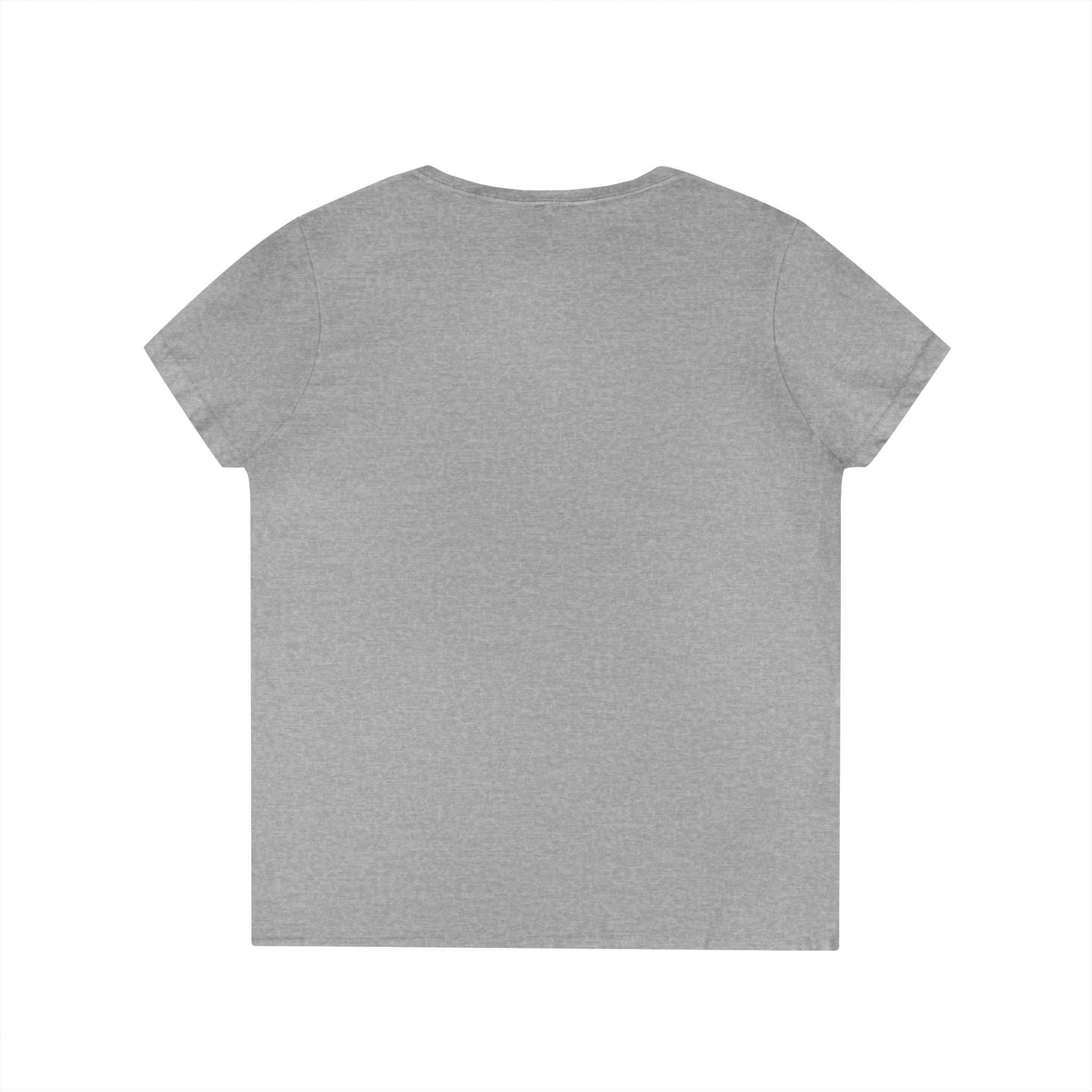 Raccoon V-Neck Tee — "It's Fine. Everything is Fine." Ladies' Graphic Shirt