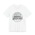 Brave Adventurer Graphic Tee — 'I Wish You Luck' Inspirational Travel T‑Shirt