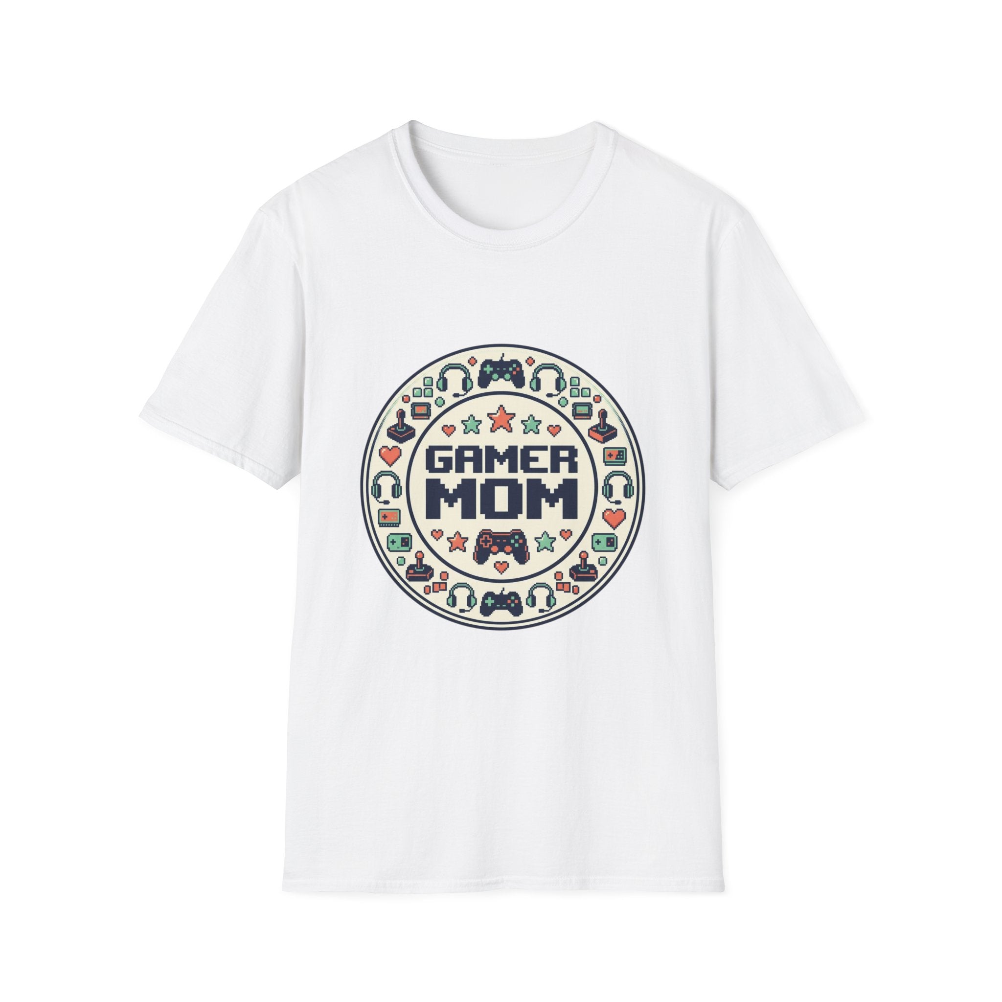 Gamer Mom T-Shirt — Retro Video Game Controller Graphic Tee